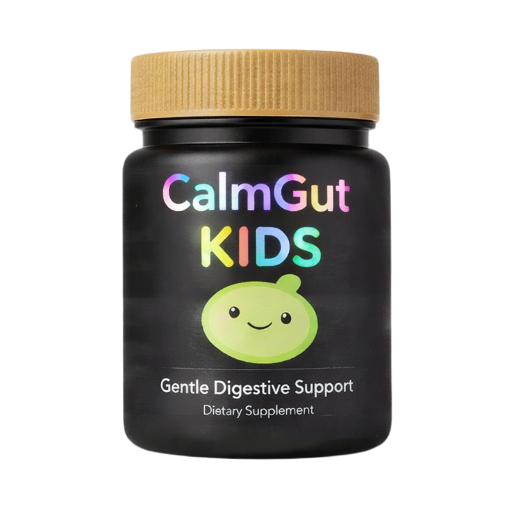 CalmGut Kids supplement bottle