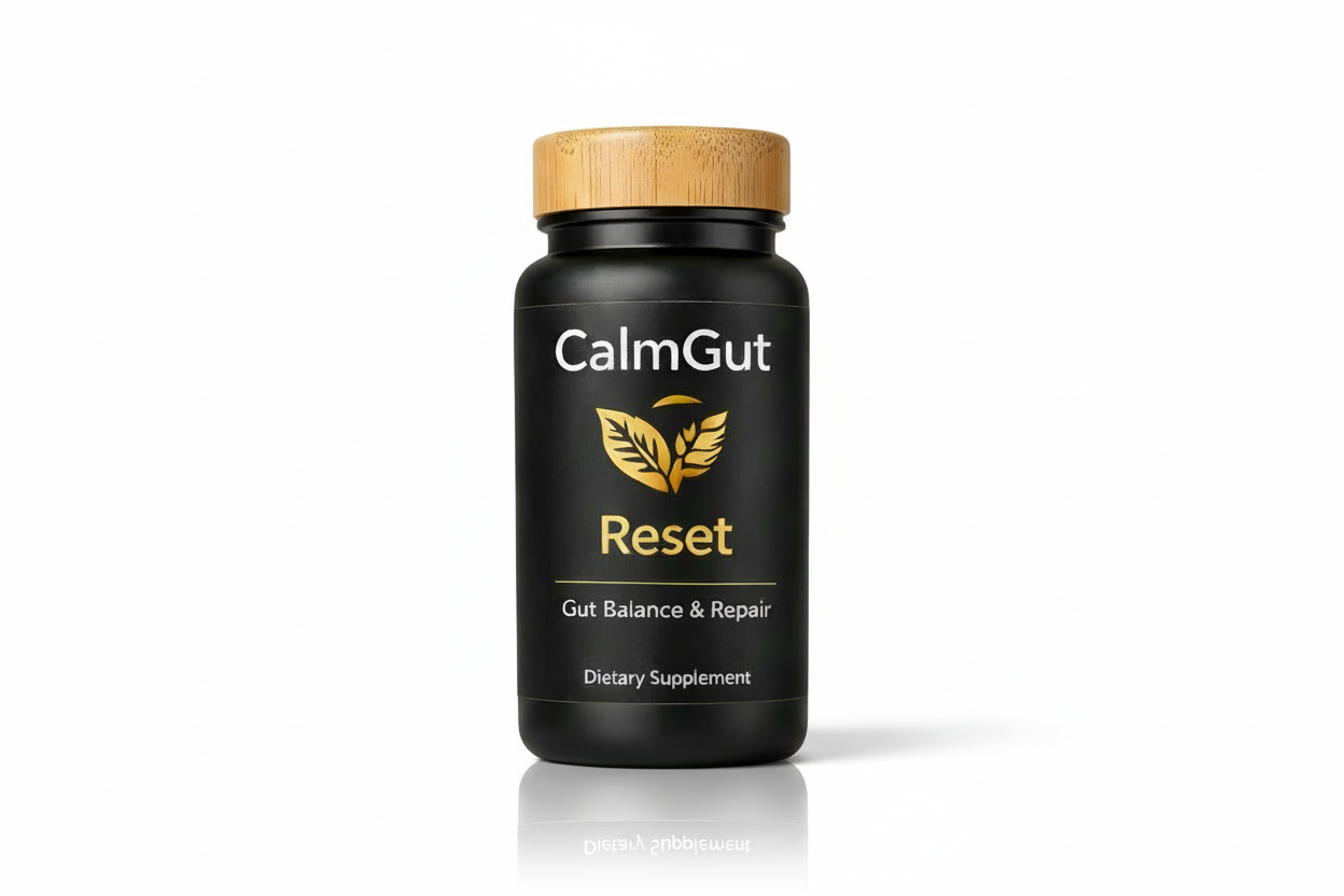 CalmGut Reset digestive support supplement bottle