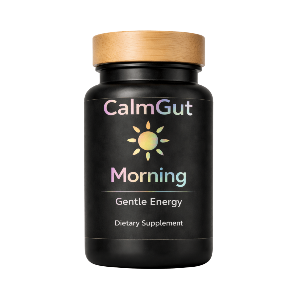 CalmGut Morning supplement bottle