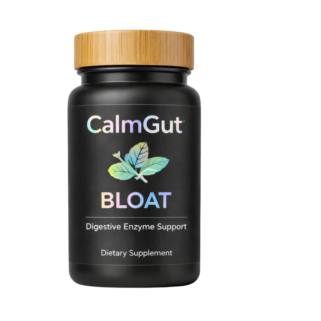 CalmGut Bloat supplement bottle