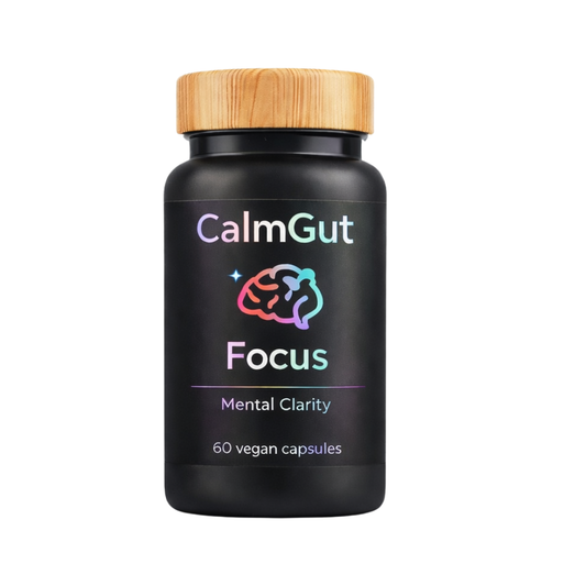CalmGut Focus supplement bottle