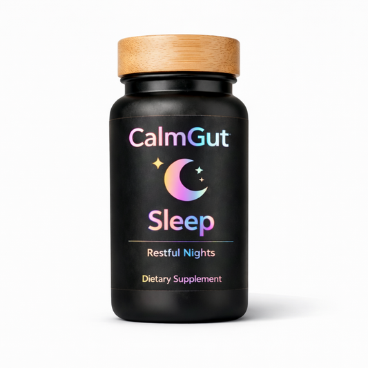 CalmGut Sleep supplement bottle