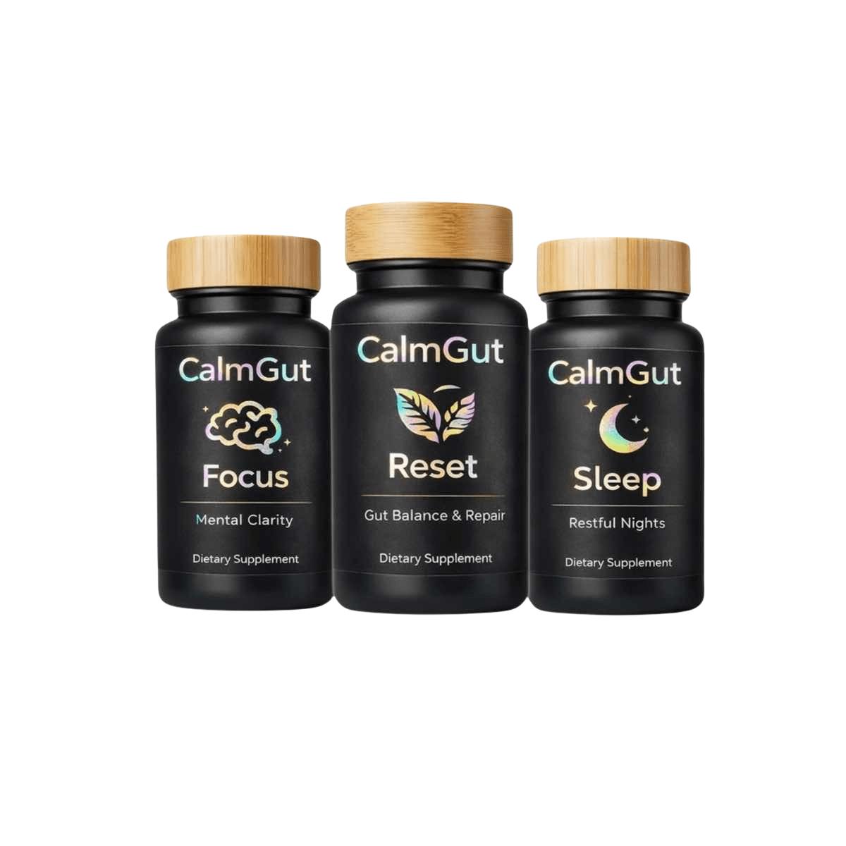 CalmGut Starter Bundle complete gut health supplement system