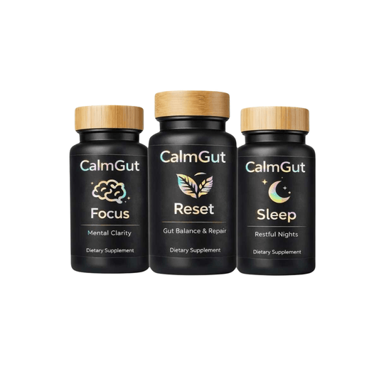 CalmGut Starter Bundle complete gut health supplement system